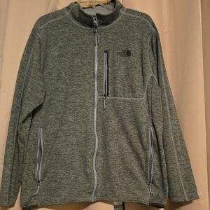 The North Face Men's Zip Up Gray Sweater